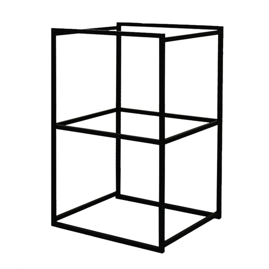 アイアン フレームパーツ WAKUWAKU ブラック 42×64×32cm