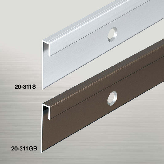 現場入不可 床見切 アルミ 5.1×26-1000mm/2000mm 巻上げ見切り 20-311S/20-311GBメーカー直送 納期2~5営業日後発送(メーカー欠品の場合2週間) 床見切り材