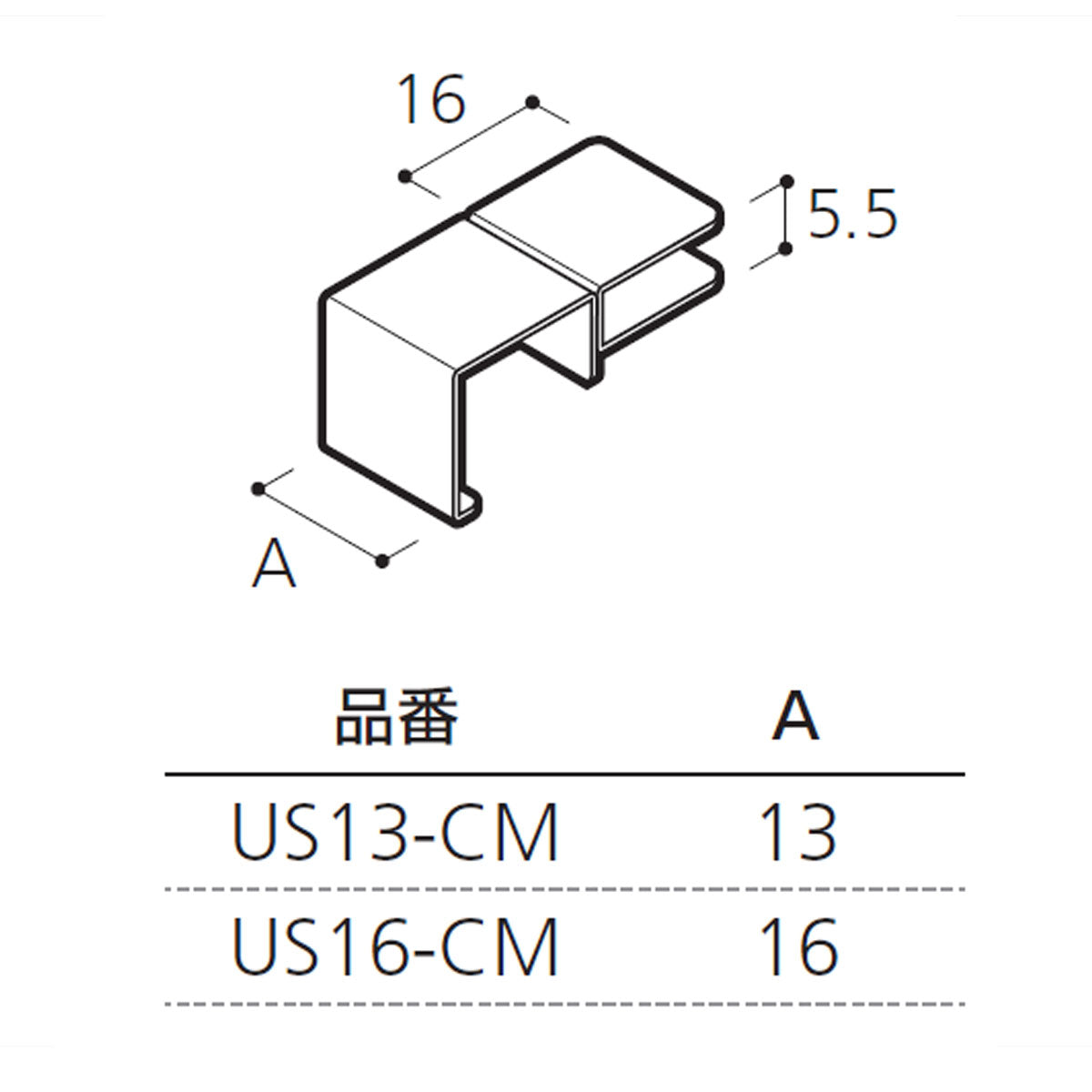ユニットパイプ用 ホロ止め金具 1袋4入 個人宅発送不可 US-CM