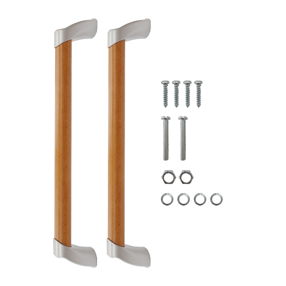 木製ドアハンドル ミディアムオーク