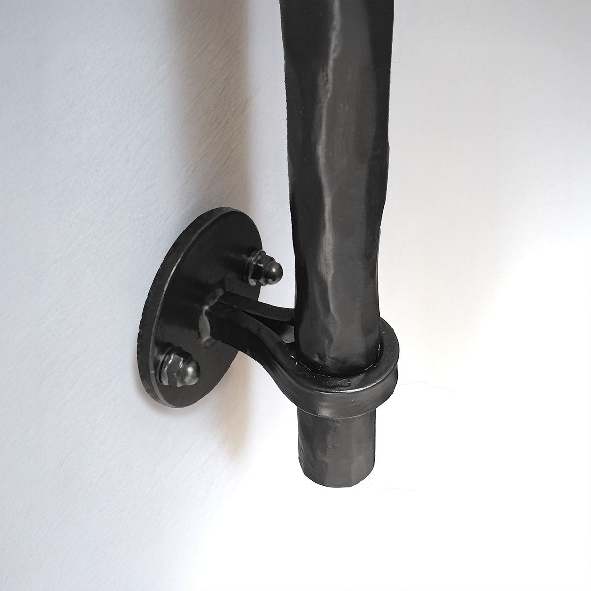 ロートアイアン ドアハンドル 丸グリップ 1本単位 全長450mm 納期30営業日程度