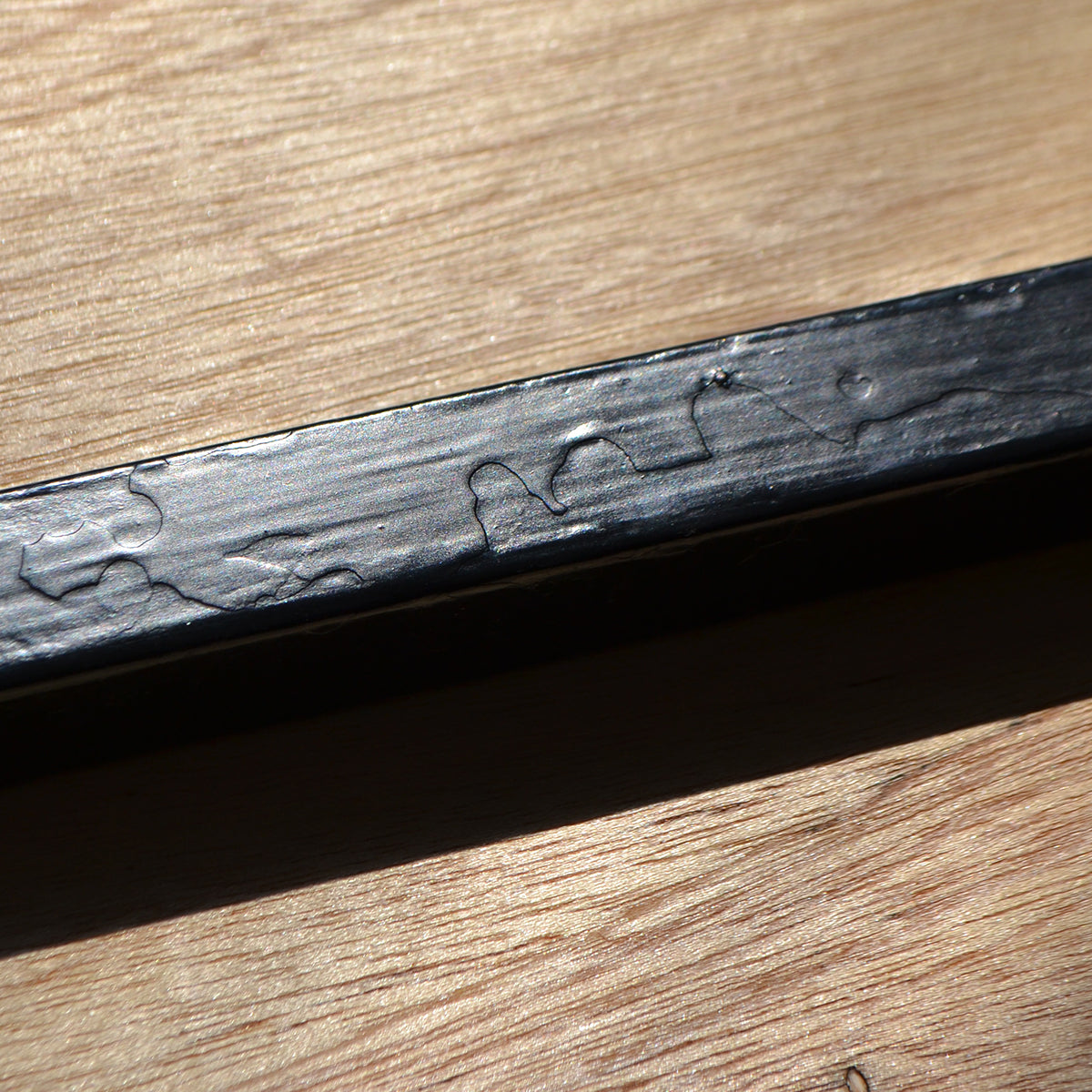 ロートアイアン ドアハンドル 角グリップ 1本単位 全長450mm 納期30営業日程度