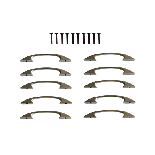 96 薄型ハンドル 10本入り シルバー 22mmビス付