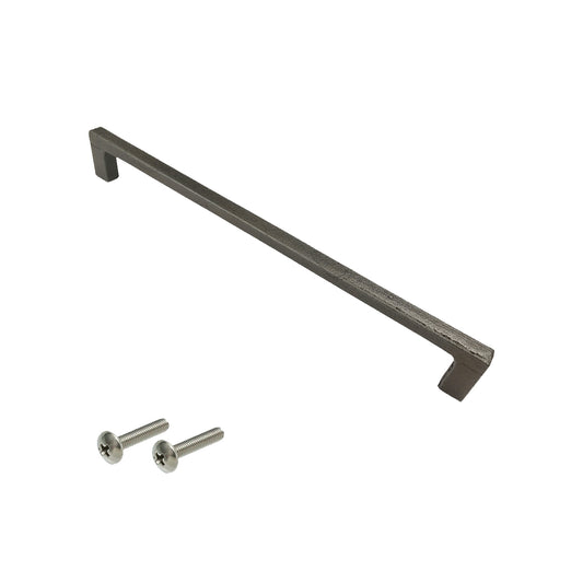 白熊 シロクマ 真鍮鋳物 ハンドル 大コの字 黒染め HB-203