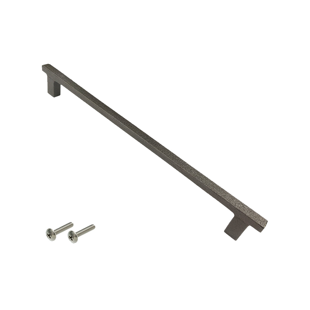 白熊 シロクマ 真鍮鋳物 ハンドル 大型 黒染め HB-204