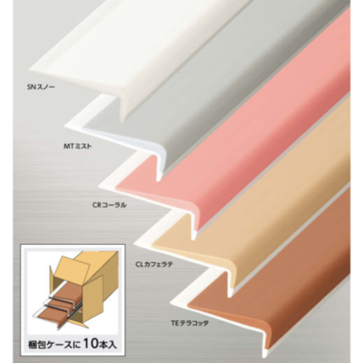 現場入不可 ノンスリップ 12×33×1820mm 1ケース10本入 アシステップ 住宅・素足用 メーカー直送 納期4〜7営業日後発送(メーカー欠品の場合2週間)