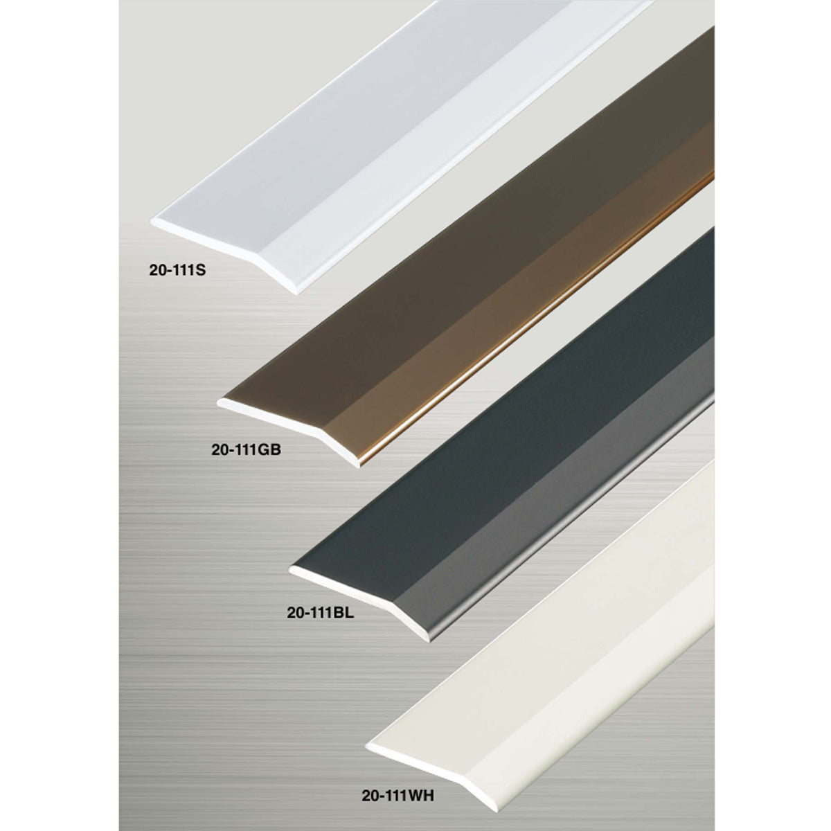 現場入不可 床見切 アルミ 4.8×25-2000mm ヘの字押え メーカー直送 納期2～5営業日後発送(メーカー欠品の場合2週間) 床見切り材