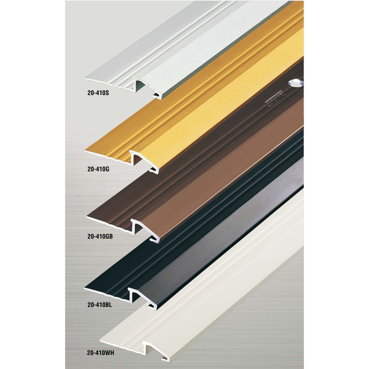 現場入不可 床見切 アルミ ディバイドエッジ 6.8×38-2000mm 20-410 アール加工可 メーカー直送 納期2～5営業日後発送(メーカー欠品の場合2週間) 床見切り材 タイルカーペット・カーペット見切り