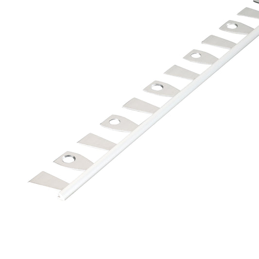現場入不可 床見切 アルミ パスタライン 3.3×22-2000mm 20-412R アール用切込み加工品 メーカー直送 納期2～5営業日後発送(メーカー欠品の場合2週間) 床見切り材