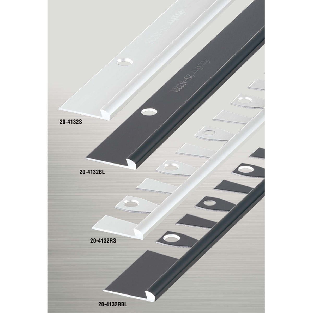 現場入不可 床見切 アルミ パスタライン 4.3×23-2000mm 端フラット仕様 20-4132 メーカー直送 納期2～5営業日後発送(メーカー欠品の場合2週間) 床見切り材