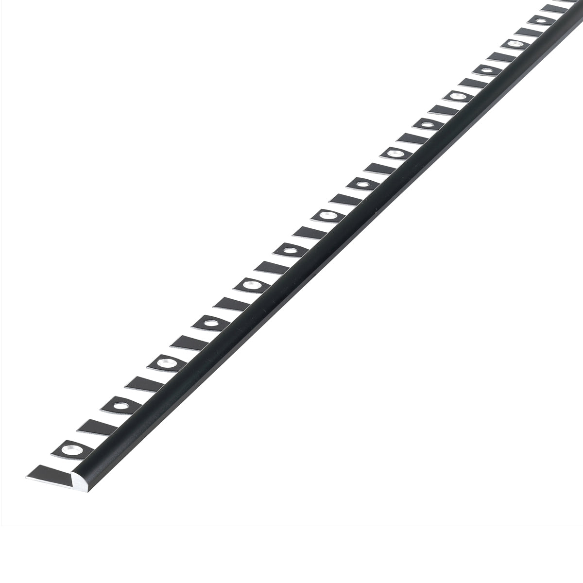 現場入不可 床見切 アルミ パスタライン 6.5×23-2000mm 端フラット仕様 20-4143R アール用切込み加工品 メーカー直送 納期2～5営業日後発送(メーカー欠品の場合2週間) 床見切り材