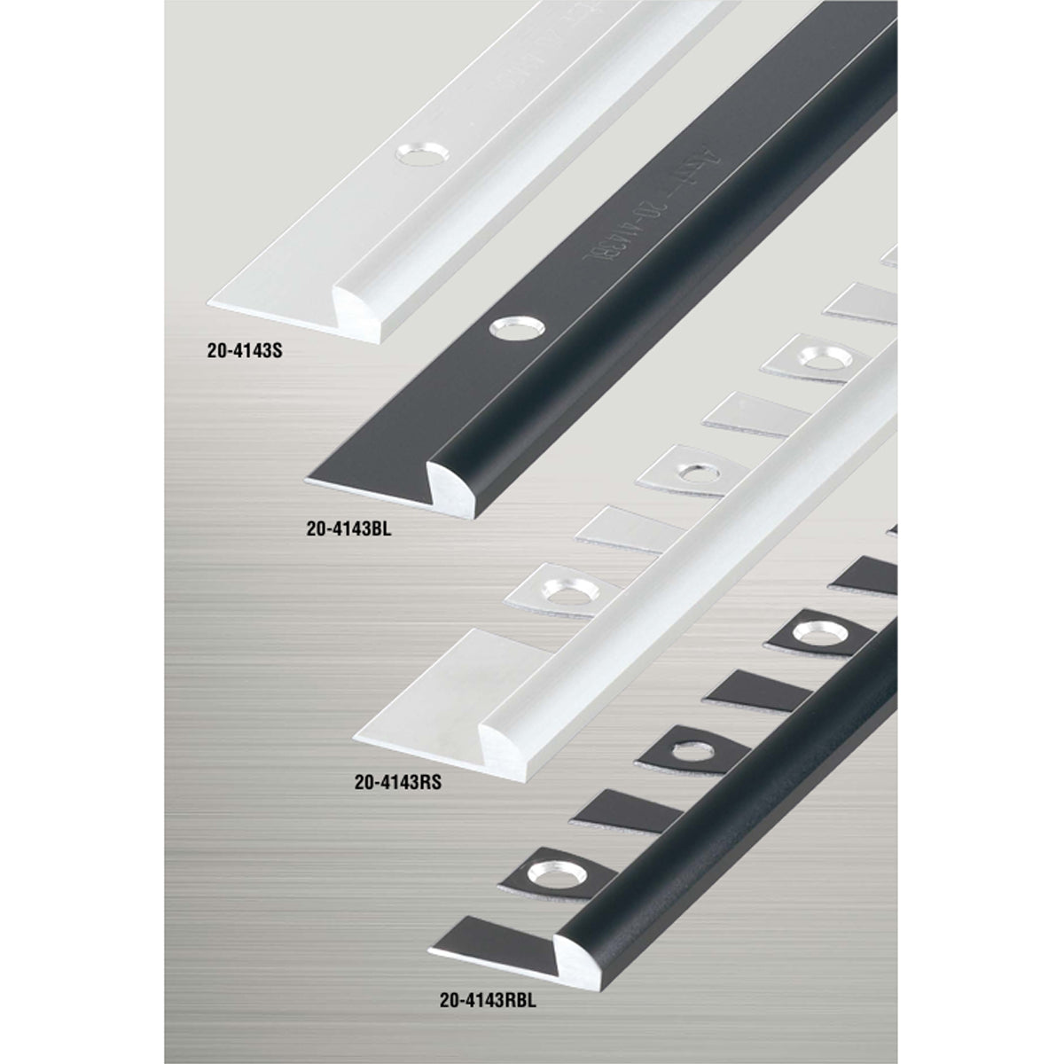 現場入不可 床見切 アルミ パスタライン 6.5×23-2000mm 端フラット仕様 20-4143 メーカー直送 納期2～5営業日後発送(メーカー欠品の場合2週間) 床見切り材