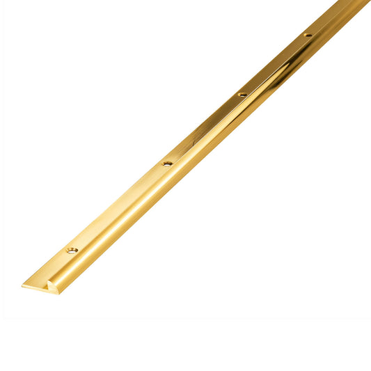 現場入不可 床見切 真鍮 【穴有り】 7.3×23-2000mm パスタライン 20-414BS メーカー直送 納期10営業日後発送(メーカー欠品の場合3週間) 床見切り材 ゴールド 真ちゅう