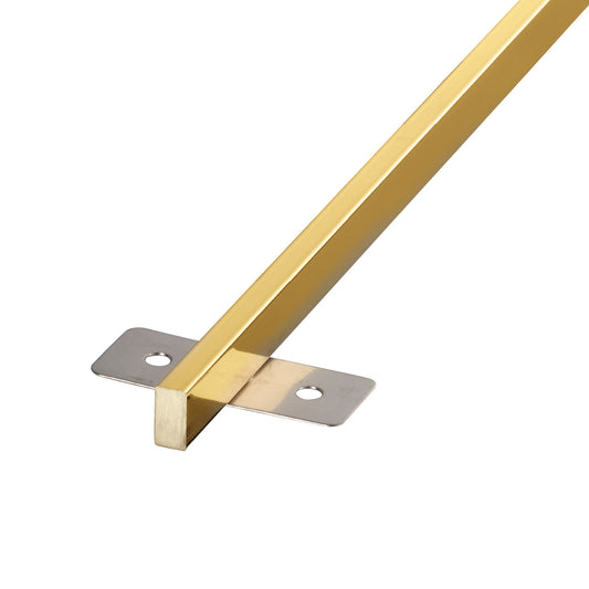 現場入不可 床見切 真鍮 フラットバー 12×6-2000mm 両面板付き加工 納期10営業日後発送(メーカー欠品の場合3週間)