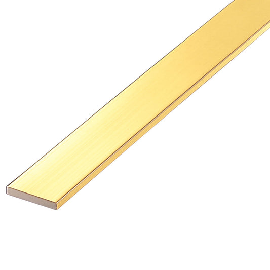 現場入不可 床見切 真鍮 【穴無し】 フラットバー 3×20-2000mm メーカー直送 納期10営業日後発送(メーカー欠品の場合3週間)  床見切り材 真ちゅう