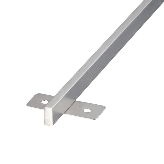 現場入不可 床見切 ステンレス フラットバー 13×6-2000mm 両面板付き加工 納期10営業日後発送(メーカー欠品の場合3週間)