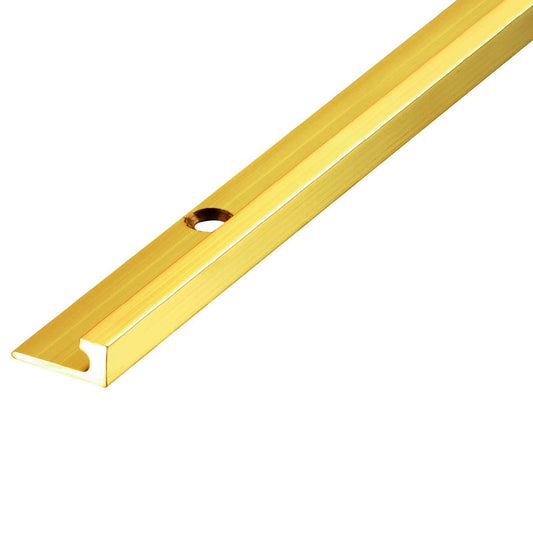 現場入不可 床見切 真鍮 磨き仕上げ 7×17-2000mm フロアジョイナー メーカー直送 納期10営業日後発送(メーカー欠品の場合3週間) 床見切り材 ゴールド