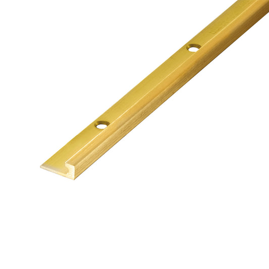 現場入不可 床見切 真鍮 ヘアライン仕上げ 7×17-2000mm フロアジョイナー メーカー直送 納期10営業日後発送(メーカー欠品の場合3週間) 床見切り材 ゴールド