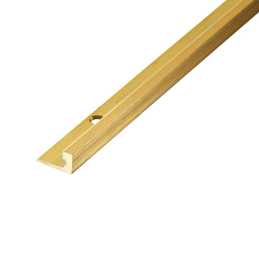 現場入不可 床見切 真鍮 ヘアライン仕上げ 10×18-2000mm フロアジョイナー メーカー直送 納期10営業日後発送(メーカー欠品の場合3週間) 床見切り材 ゴールド