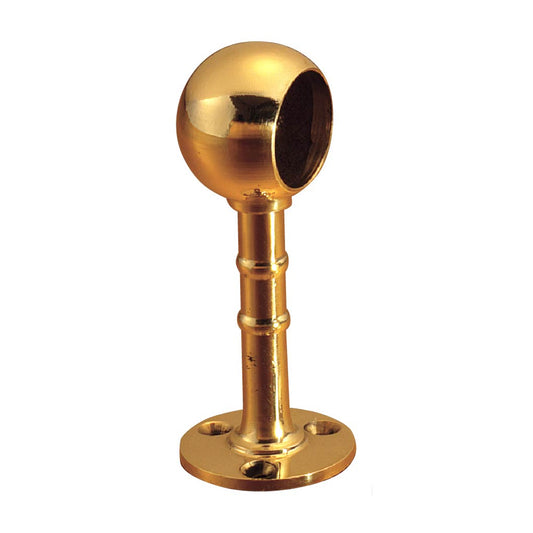 現場入不可 真ちゅう 首長ブラケット 片 パイプ外径φ9.5～32mm用 メーカー直送 納期4～7営業日後発送(メーカー欠品の場合2週間) 一個単位販売