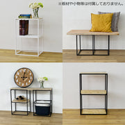 アイアン フレームパーツ WAKUWAKU ホワイト 42×64×32cm – ENOMI