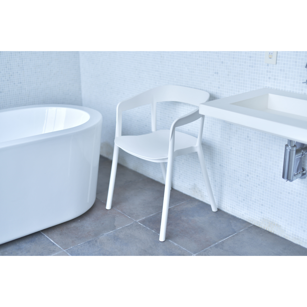 アームチェア AZM-19WH