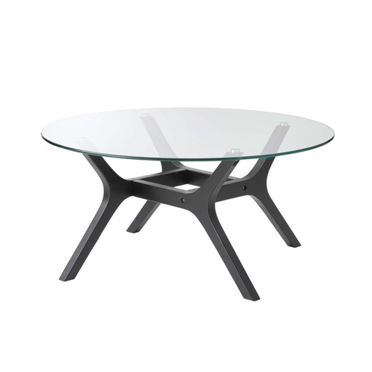 ガラステーブルlow AZM-23BK