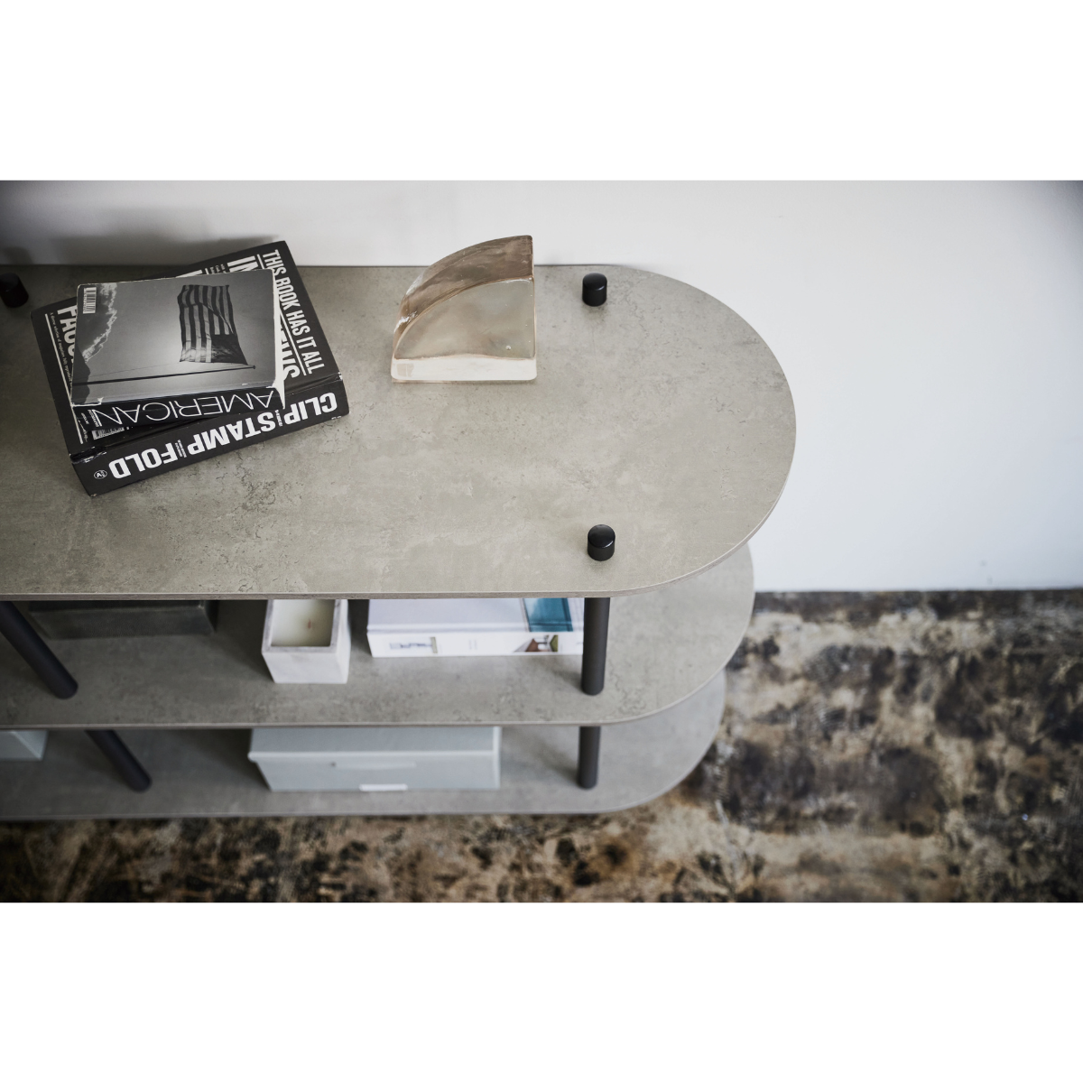 オープンラック3段１５５ AZM-24BK