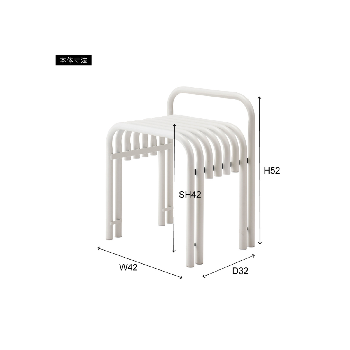 スツール AZM-４1BK