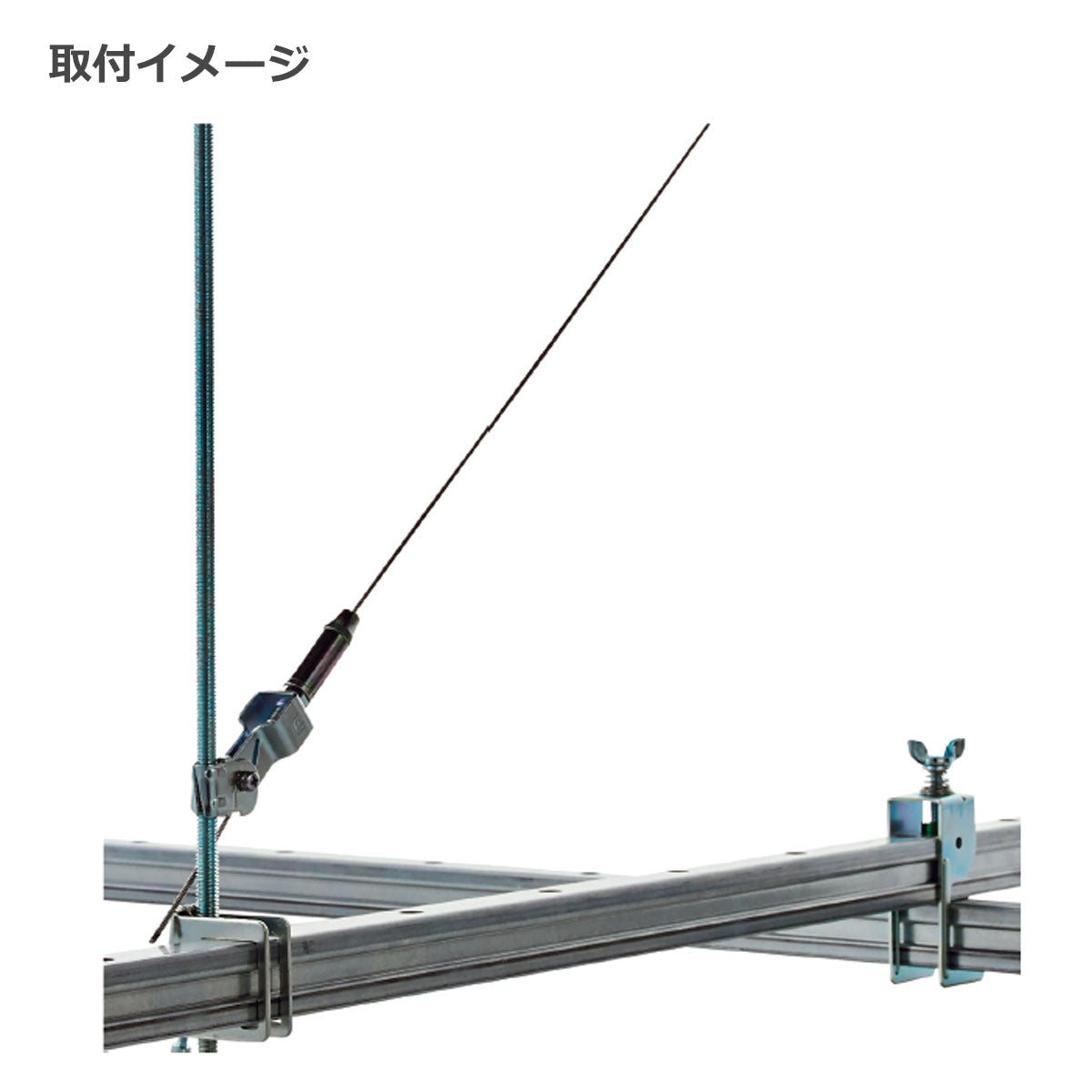 シーリングバー用 振れ防止ワイヤーセット 1セット単位販売 個人宅発送不可 CBH-RT