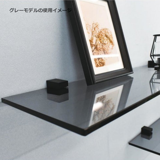 ガラスシェルフセット 650/1100mm 1セット単位販売 納期11～15営業日後発送