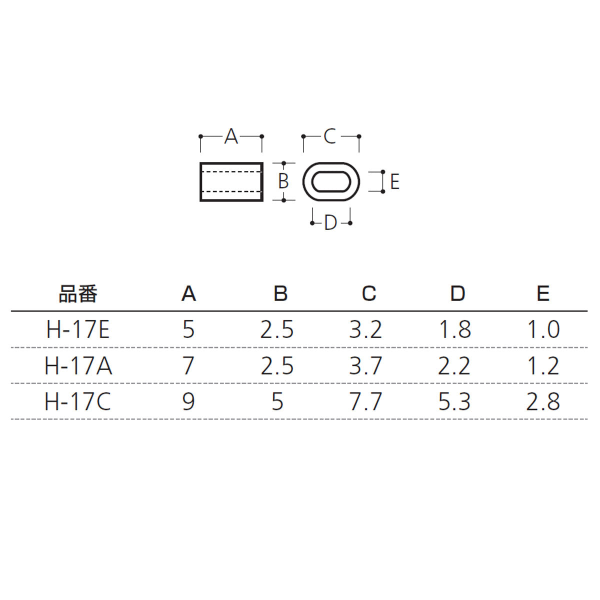 クランプ H-17 1袋10個単位販売 グリーンワイヤーシステム