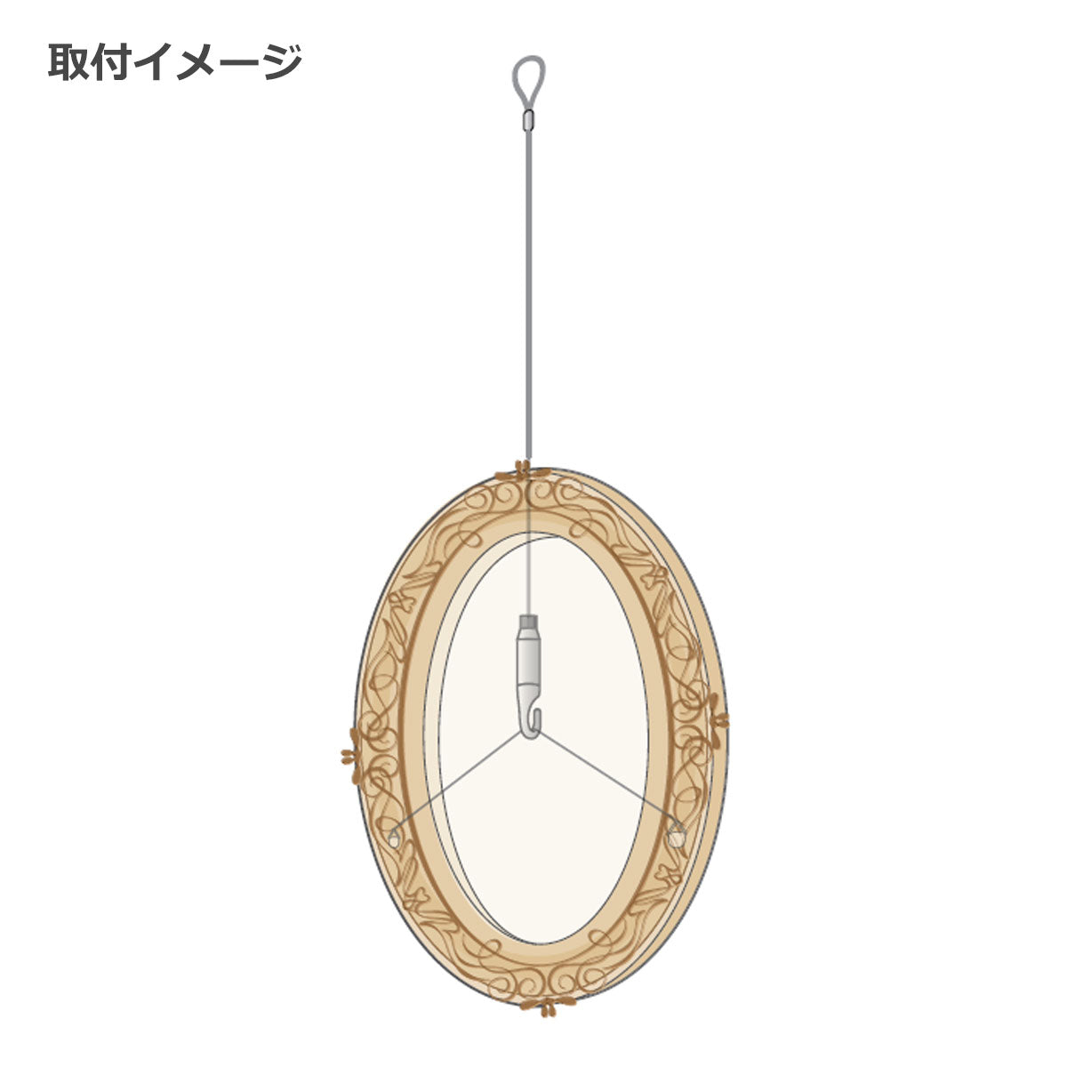 ピクチャーハンガーセット 耐荷重～20kg 1本単位販売 個人宅発送不可 L1-SET