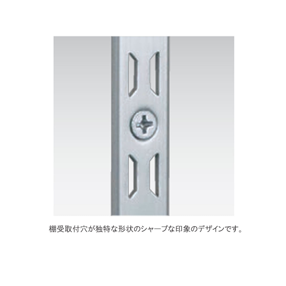 リーフ棚柱 1820mm 安全荷重50kg 1本単位販売 棚受別売 納期4～5営業日後発送 SPG