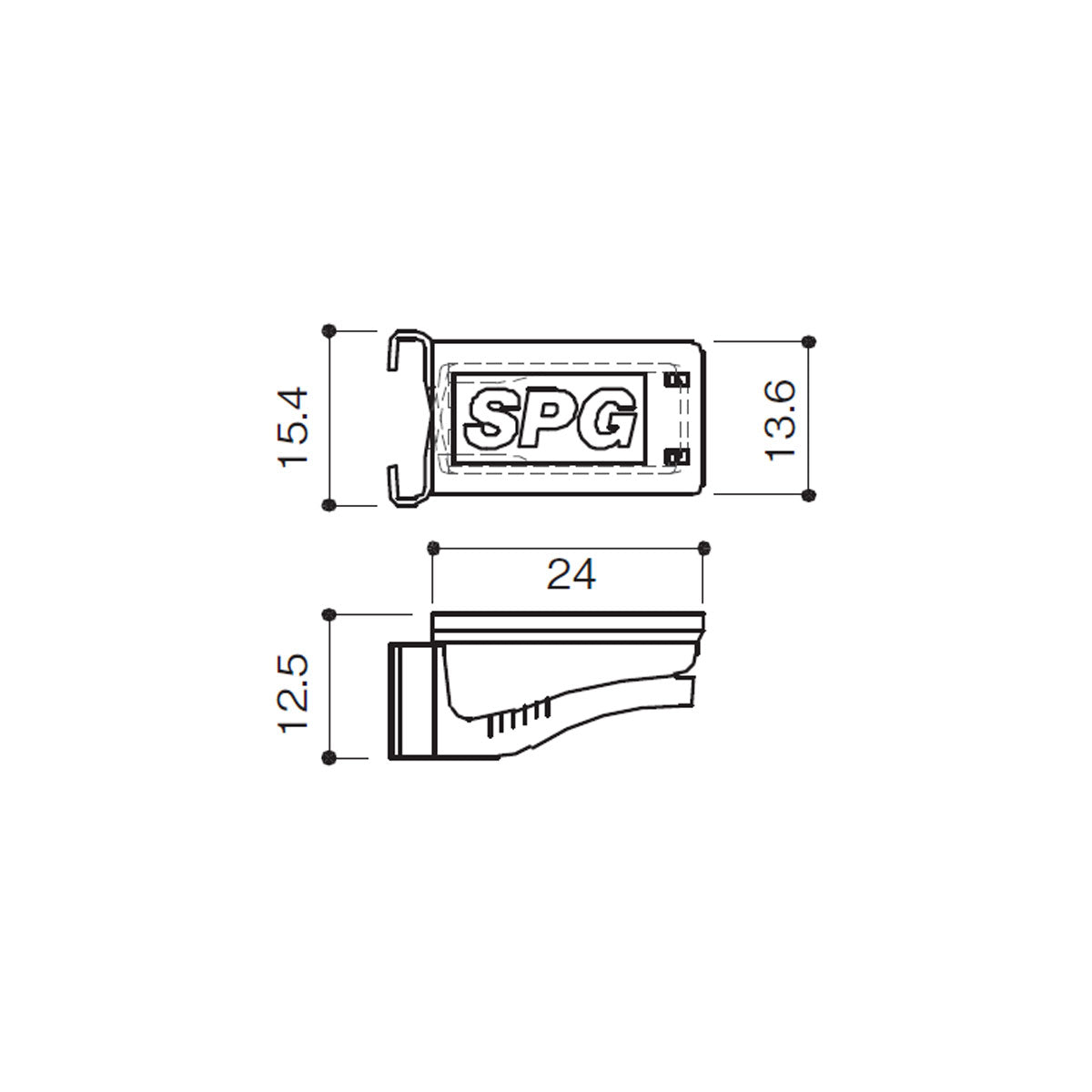 フラッシュ棚受 1個単位販売 棚柱別売 納期4～5営業日後発送 SPG
