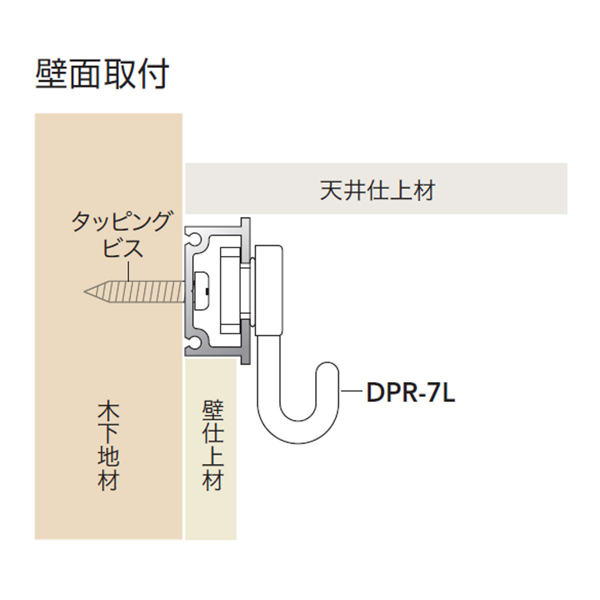 ピクチャーレール 中量用 ワイドレール 耐荷重40kg 1本単位販売 個人宅発送不可 LR-3