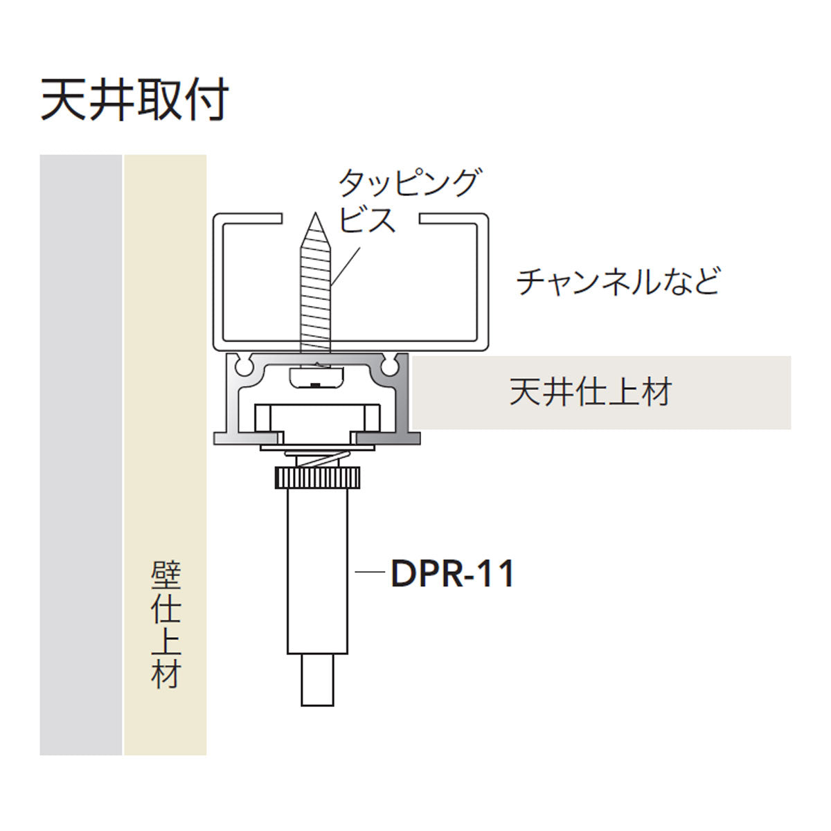 ピクチャーレール 中量用 ワイドレール 耐荷重40kg 1本単位販売 個人宅発送不可 LR-3