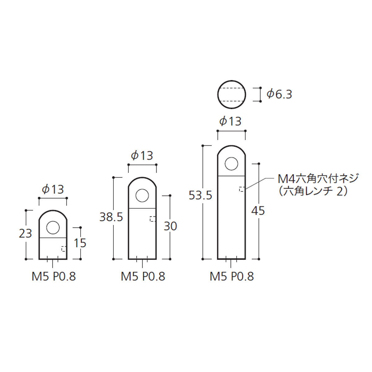 パイプガイドバー センタースタンド POタイプ ガラス棚/木棚用 1個単位販売 個人宅発送不可 PO-CE