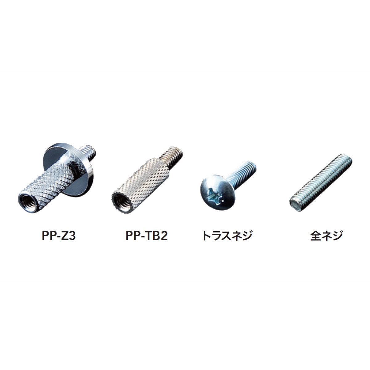 PP パイプガードバー用 取付ねじ 1袋単位販売 個人宅発送不可 PP-Z3 PP-Z3 トラスネジ 全ネジ
