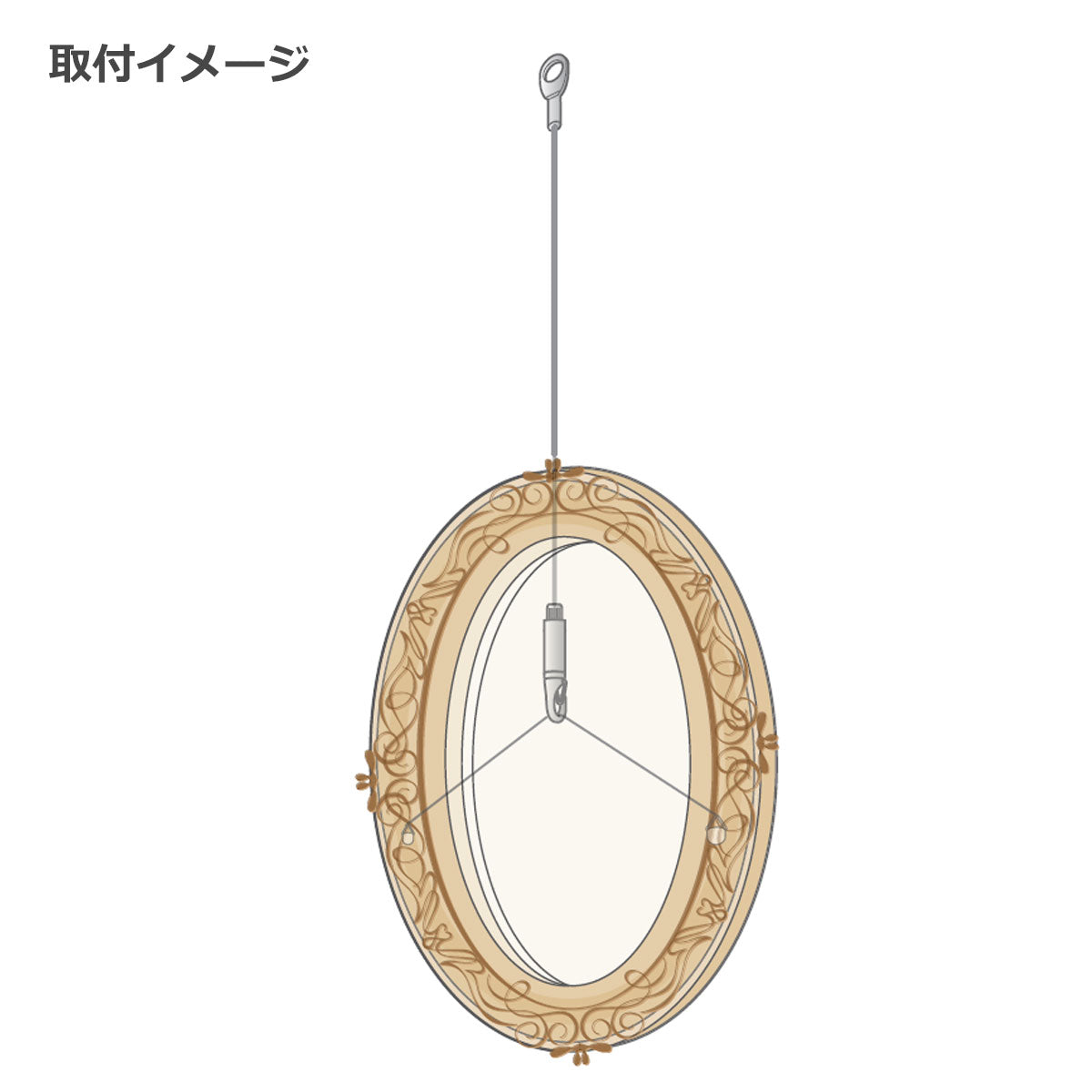 ピクチャーハンガーセット ピンガード付き 耐荷重～20kg/~30kg 1本単位販売 個人宅発送不可 PR-KB