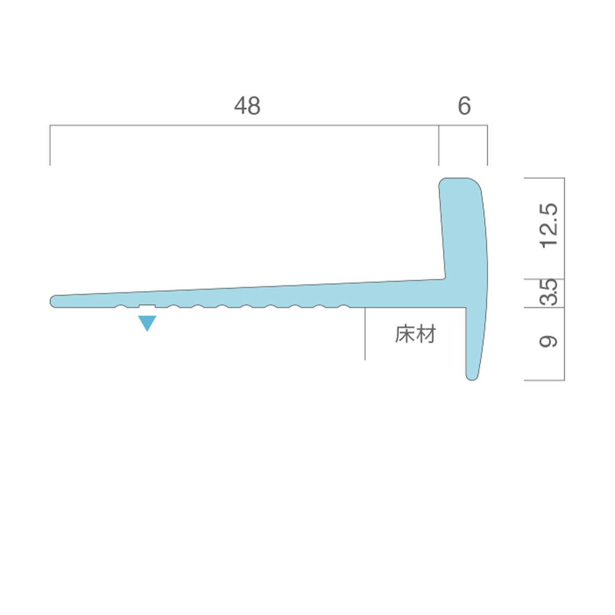 現場入不可 室内階段用 段鼻保護見切り 真鍮 ラウンドタイプ タイルカーペット用 54×25mm Previo B808 AFOLA メーカー直送 納期15～20営業日後発送