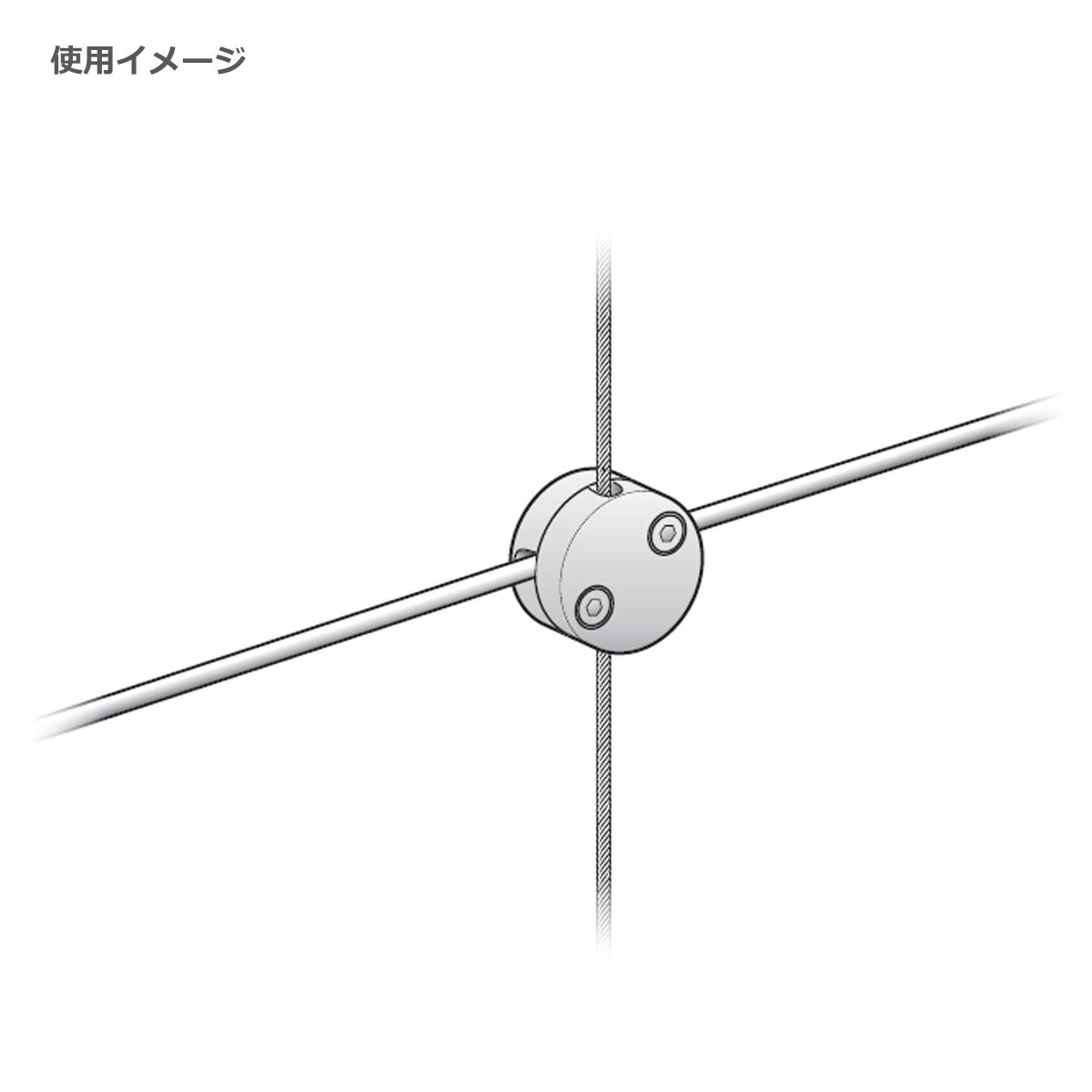十字クリップ 樹脂製 WA-CK3/4 1個単位販売 L-ANGLEタイプ グリーンワイヤーシステム