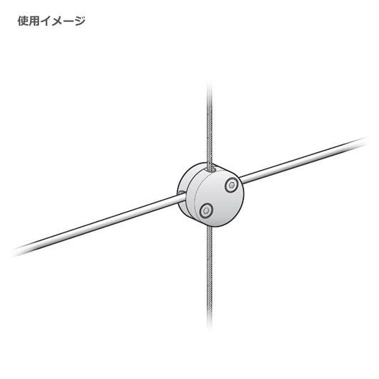 十字クリップ 樹脂製 WA-CK3/4 1個単位販売 L-ANGLEタイプ グリーンワイヤーシステム