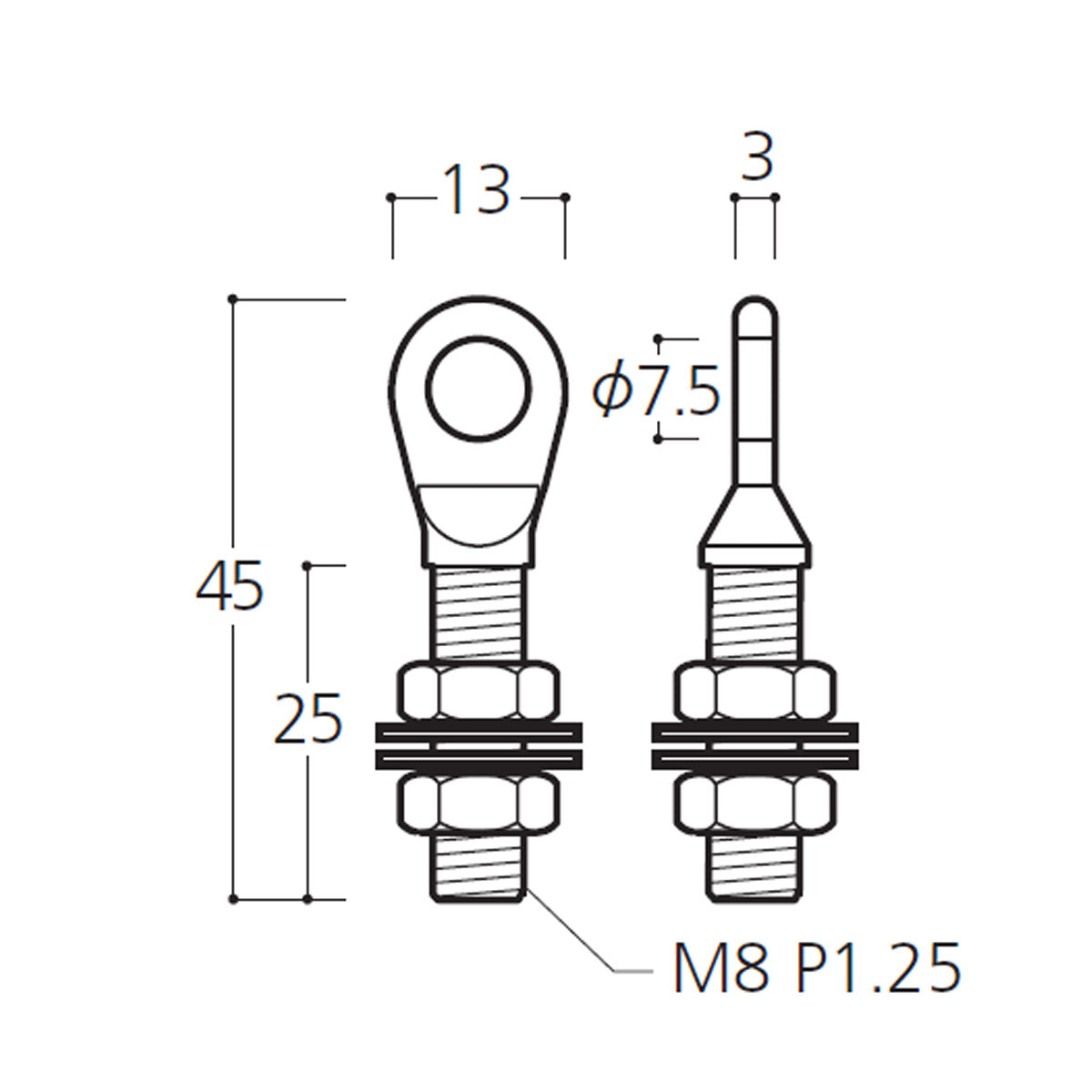 デンデンボルト WA-DB24 1個単位販売 L-ANGLEタイプ グリーンワイヤーシステム