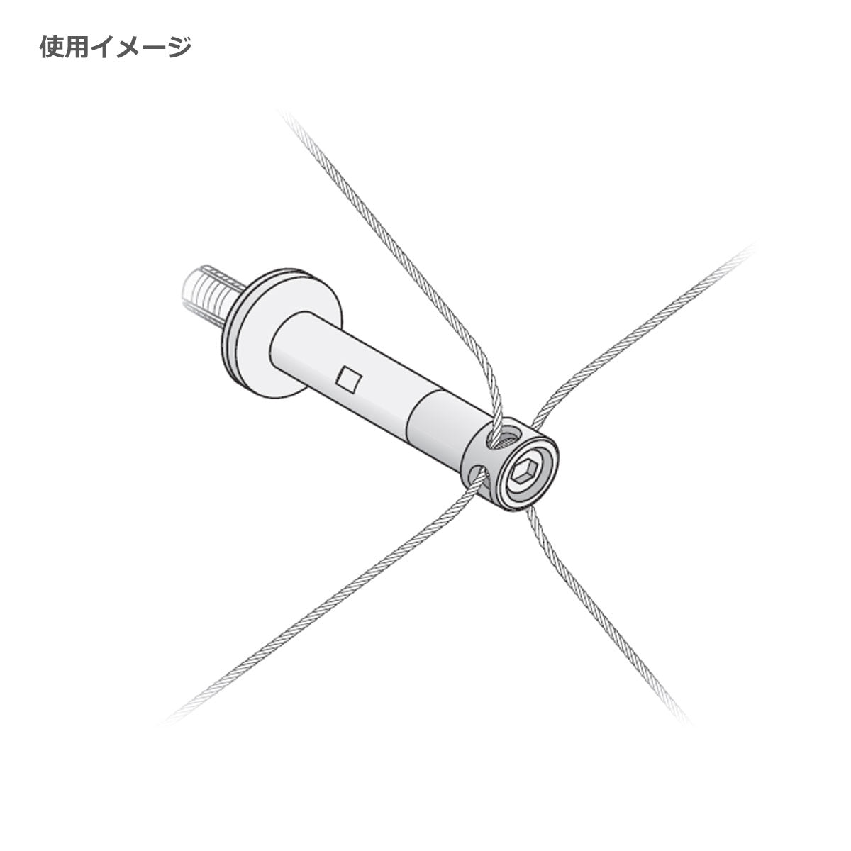 十字穴クリップホルダーH WA-PA36H 1個単位販売 グリーンワイヤーシステム