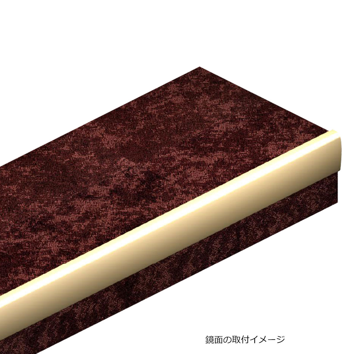 現場入不可 室内階段用 段鼻保護見切り 真鍮 ラウンドタイプ タイルカーペット用 45×18mm Previo B803 AFOLA メーカー直送 納期15～20営業日後発送
