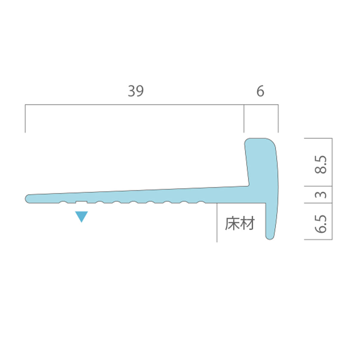 現場入不可 室内階段用 段鼻保護見切り 真鍮 ラウンドタイプ タイルカーペット用 45×18mm Previo B803 AFOLA メーカー直送 納期15～20営業日後発送