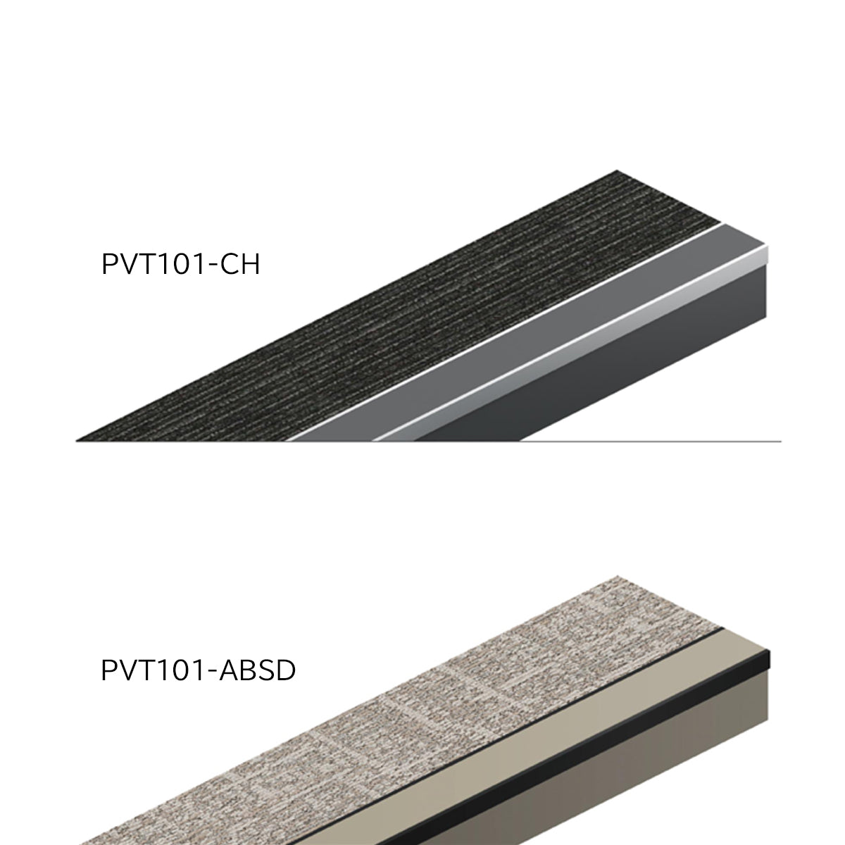 現場入不可 室内鉄骨モルタル階段用 ノンスリップ タイルカーペット用 28×9mm Previo T101 AFOLA メーカー直送 納期4～5営業日後発送(メーカー欠品の場合3カ月)