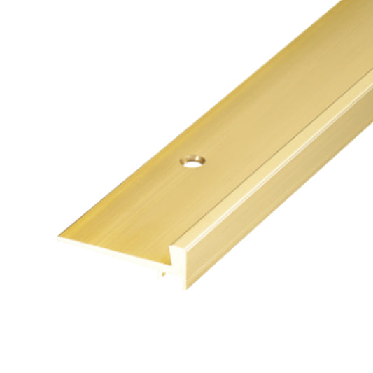 現場入不可 室内鉄骨モルタル階段用 段鼻保護見切り 真鍮 タイルカーペット用 38×12mm Previo T707 AFOLA メーカー直送 納期4～5営業日後発送(メーカー欠品の場合3カ月)