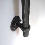 ロートアイアン ドアハンドル 丸グリップ 1本単位 全長450mm 納期30営業日程度